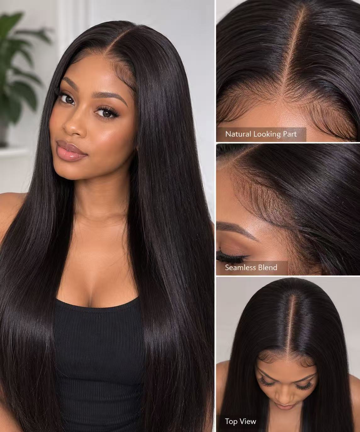5×5 HD Lace Closure – Straight Human Hair