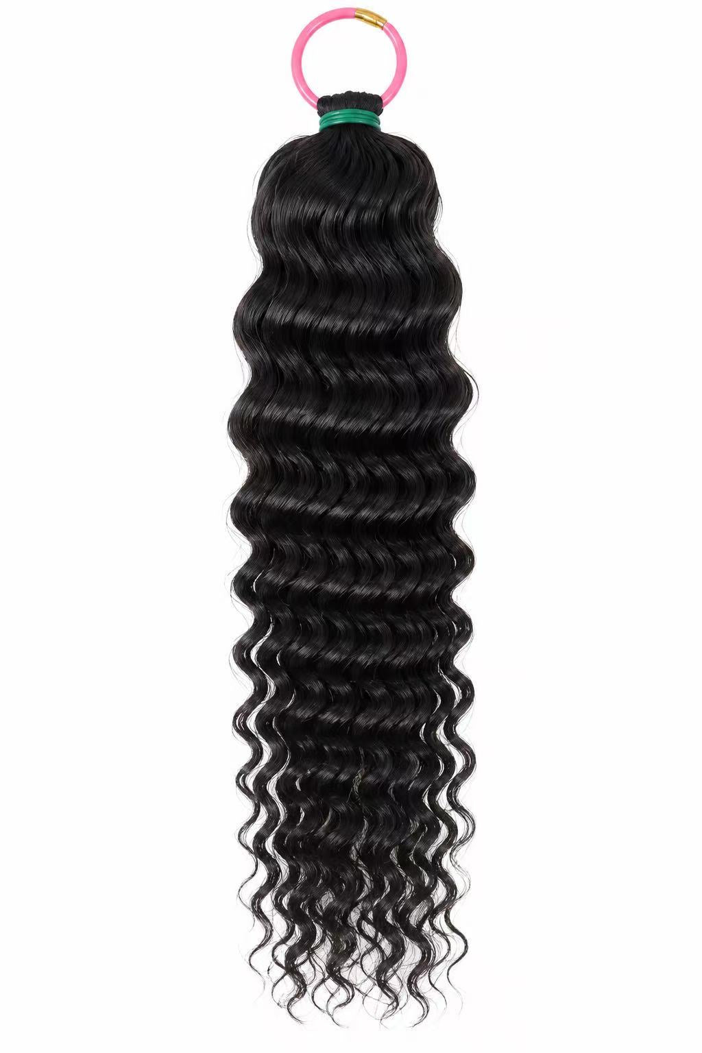 Deep Wave Human Hair Feather Extensions