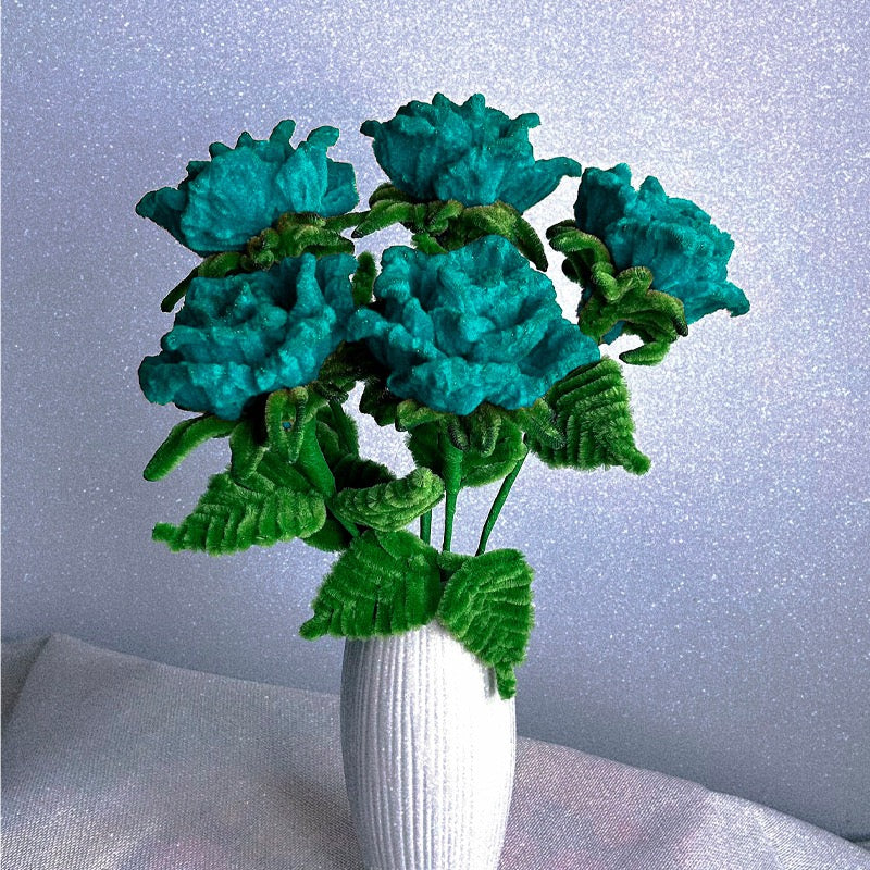 Artificial Flower Bouquet – Decorative Faux Flowers for Home & Office
