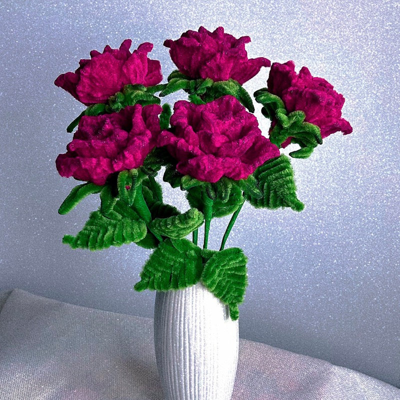 Artificial Flower Bouquet – Decorative Faux Flowers for Home & Office