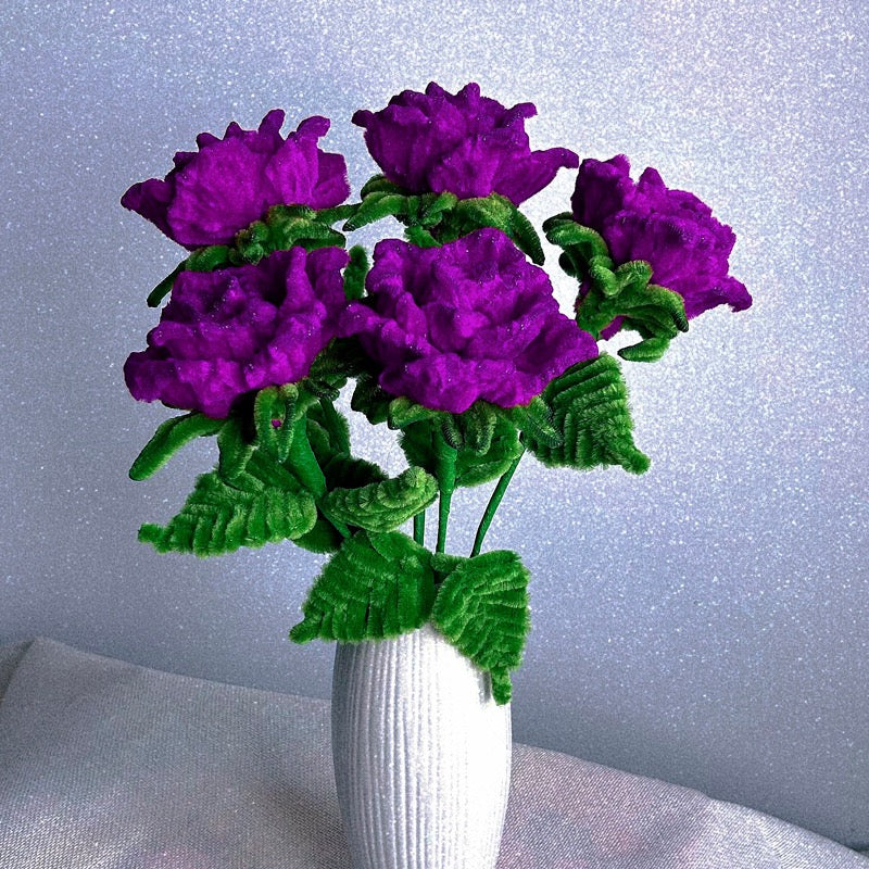 Artificial Flower Bouquet – Decorative Faux Flowers for Home & Office