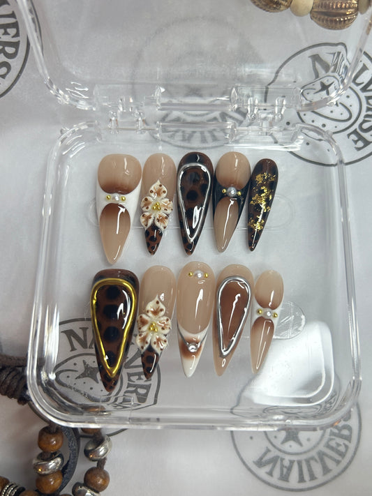 Black Gold Luxury Press-On Nails