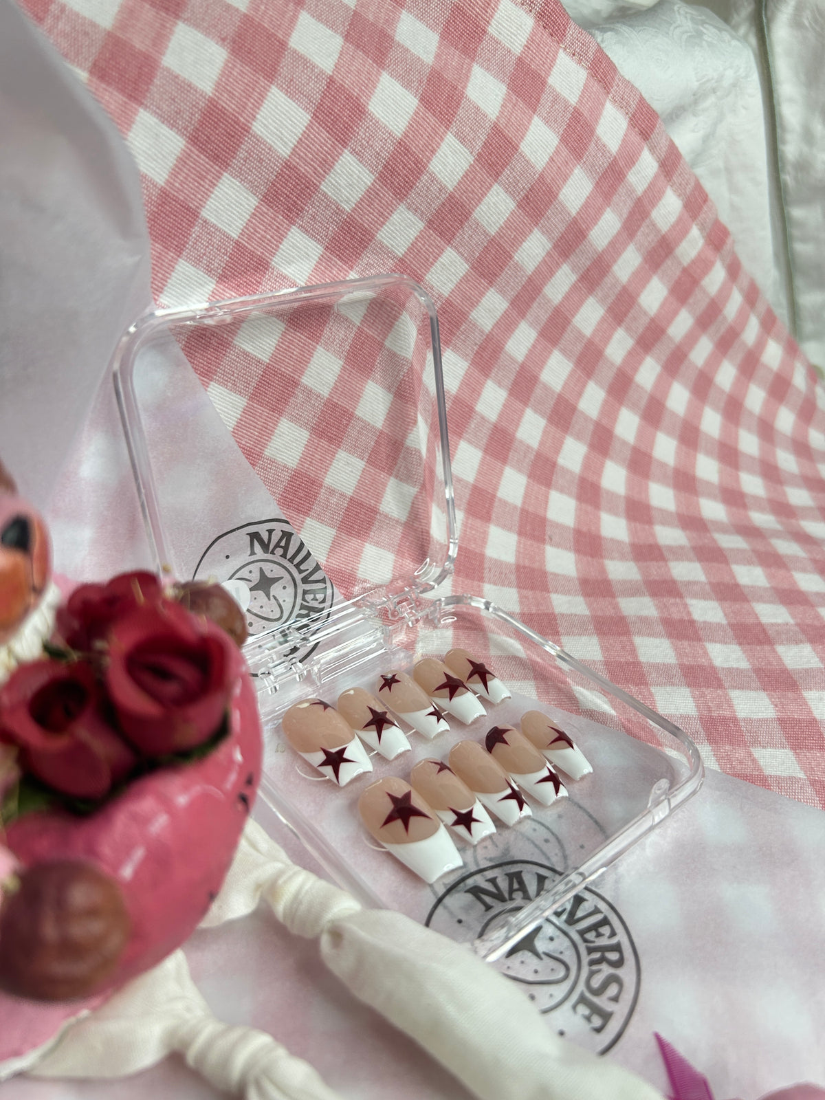 Nude Pink Star Press-On Nails