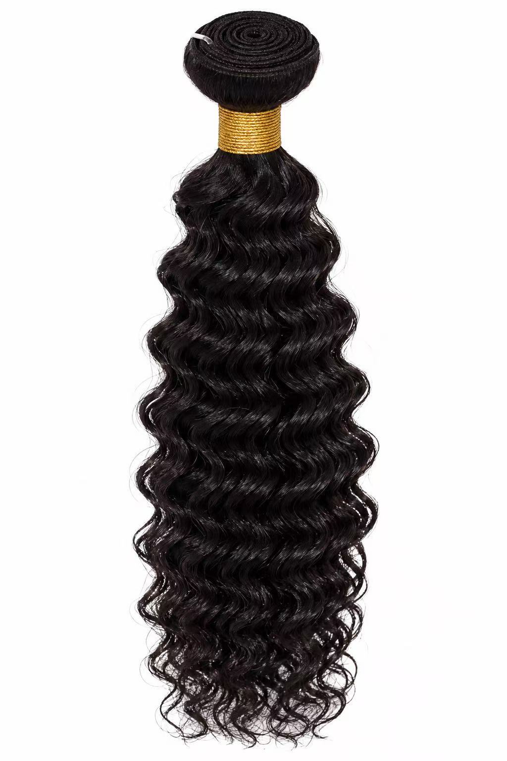 Deep Wave Human Hair Bundle – Natural Black