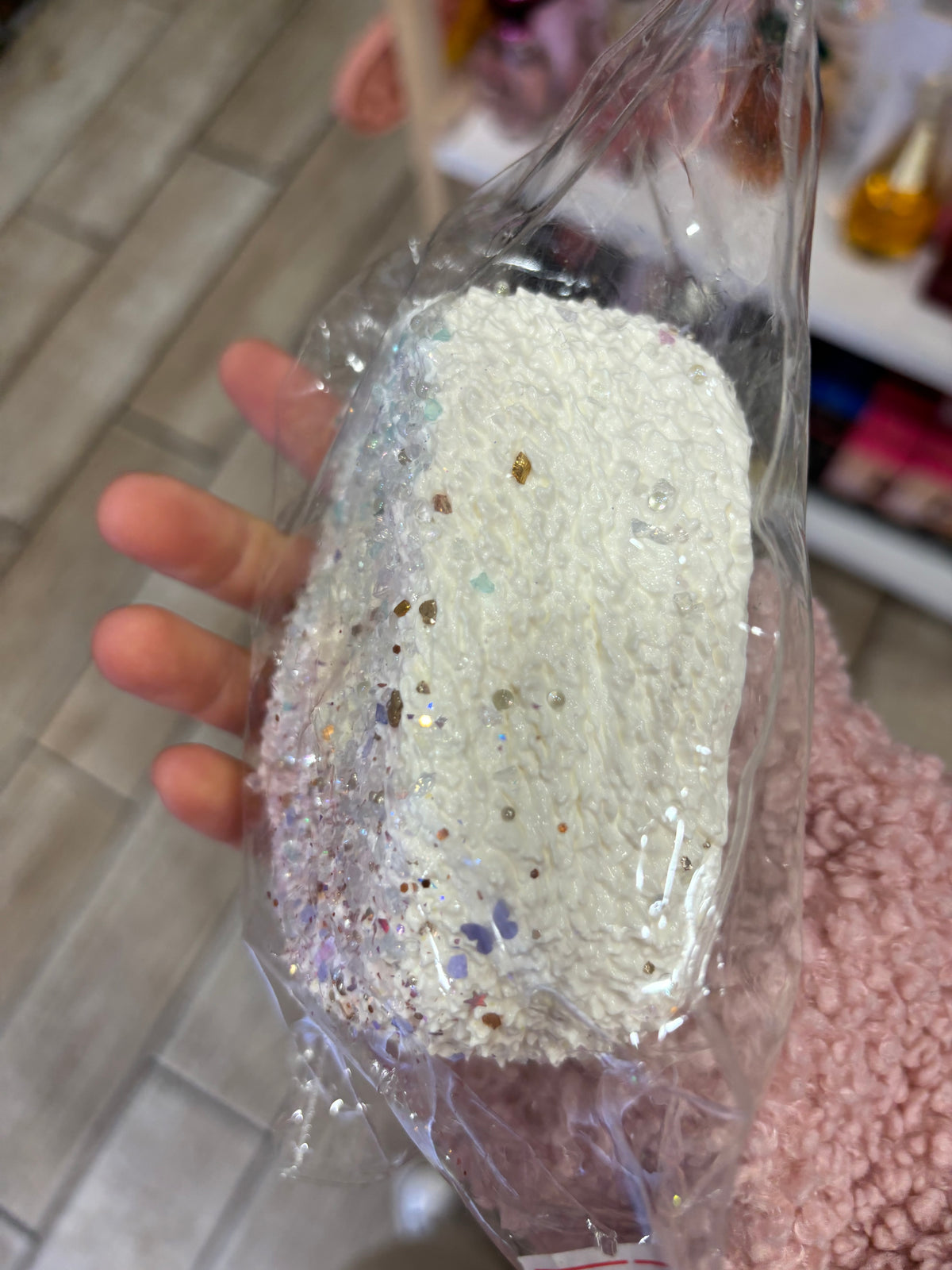 Rainbow Sprinkle Toast Squishy Toy