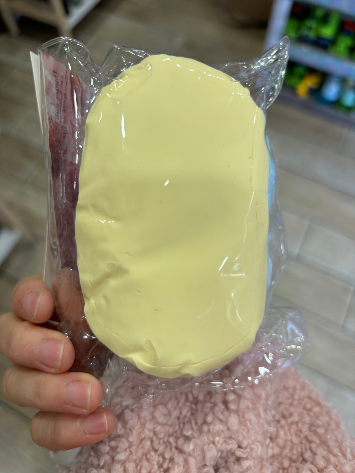 Pink Waffle Squishy Toy – Cute Dessert Design