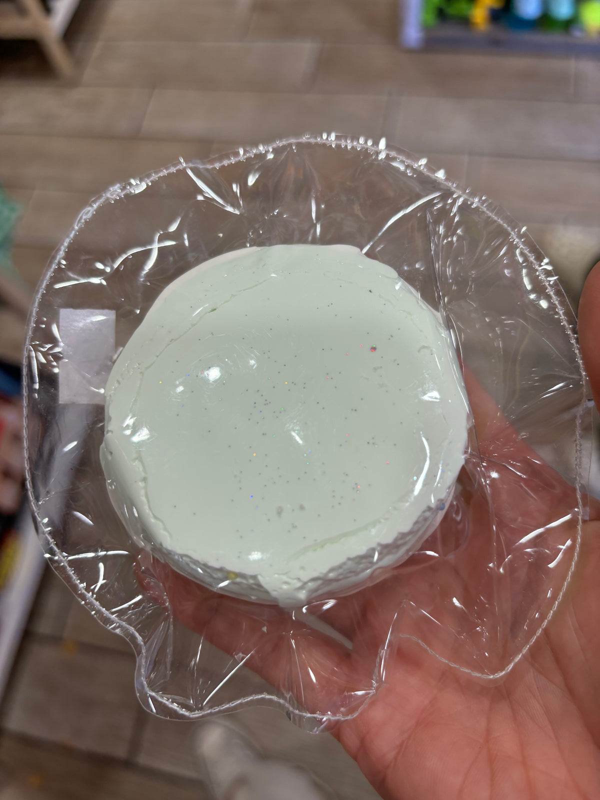 Mint Green Lemon Cake Squishy Toy