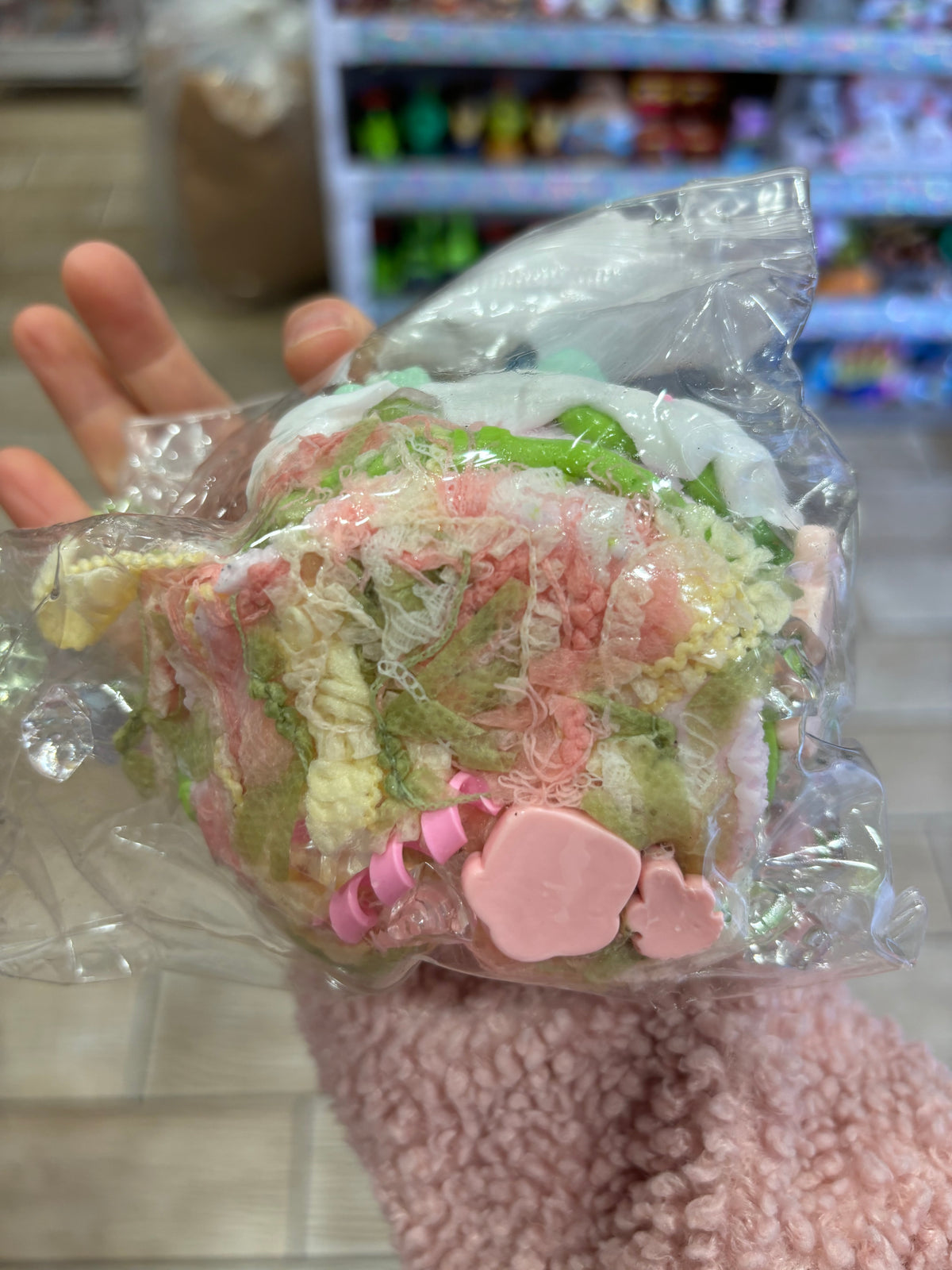 Cute Bunny Cake Squishy Toy Set – Mint Green