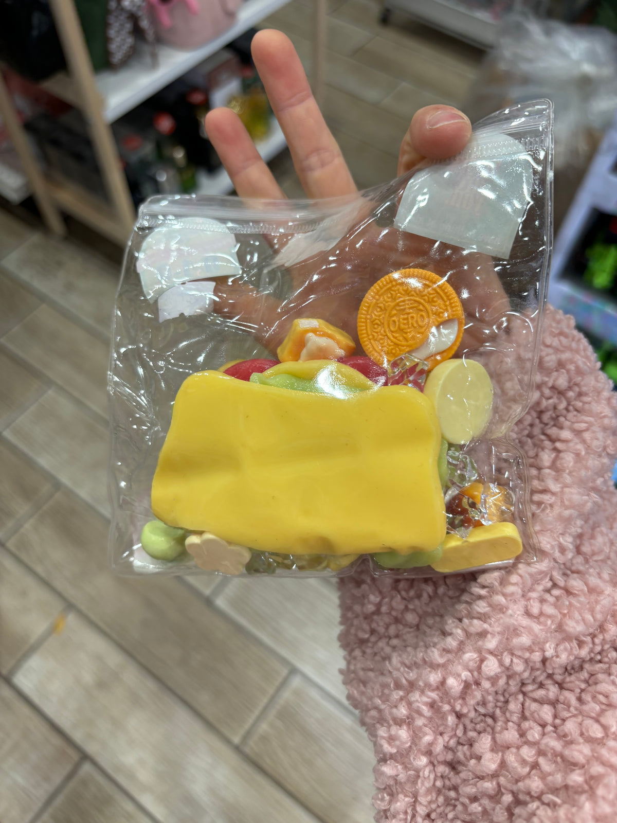 Yellow Smiley Face Candy Novelty Toy Set