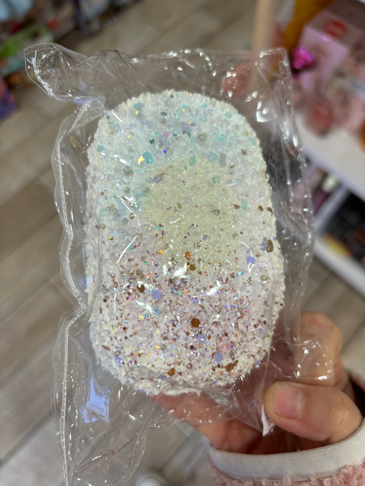 Rainbow Sprinkle Toast Squishy Toy