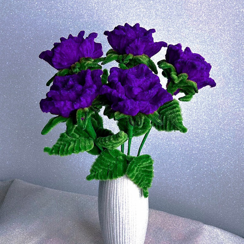 Artificial Flower Bouquet – Decorative Faux Flowers for Home & Office