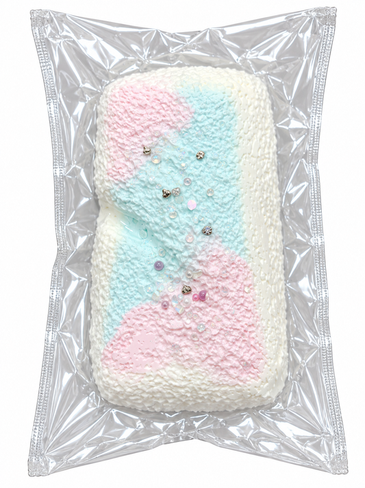 Pastel Pink Blue Cloud Squishy Toy
